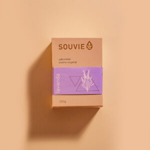 Sabonete creme vegetal Lavanda 120g - Souvie