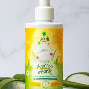 Shampoo limpeza natural com extrato de aloe vera e camomila 200ml - Verdi Natural