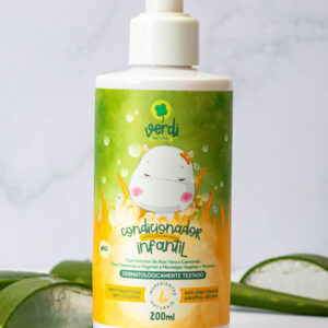 Condicionador hidratação natural infantil com extrato de aloe vera e camomila - Verdi Natural 200ml
