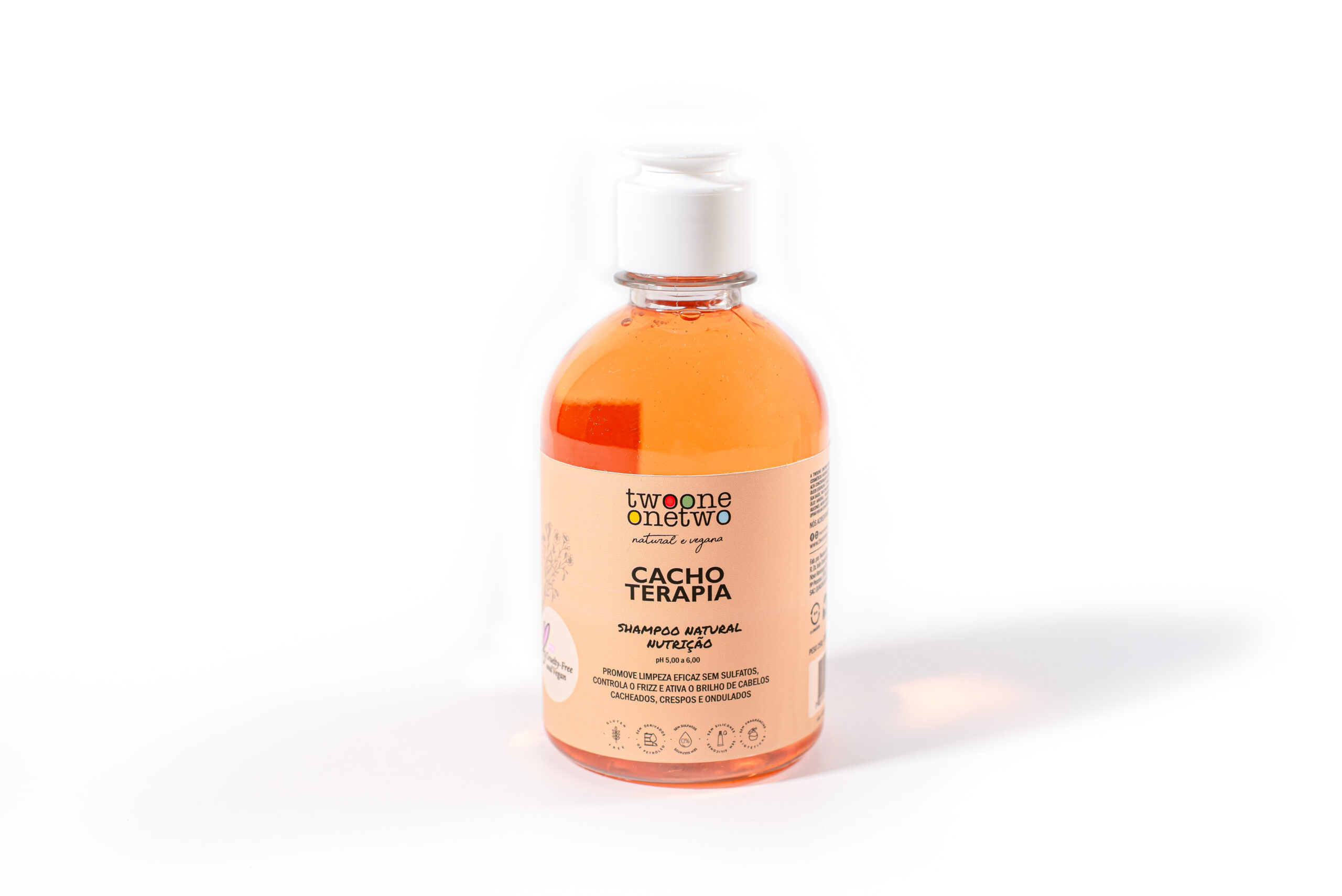 Shampoo natural nutrição Cacho Terapia 250g - TwoOneOneTwo
