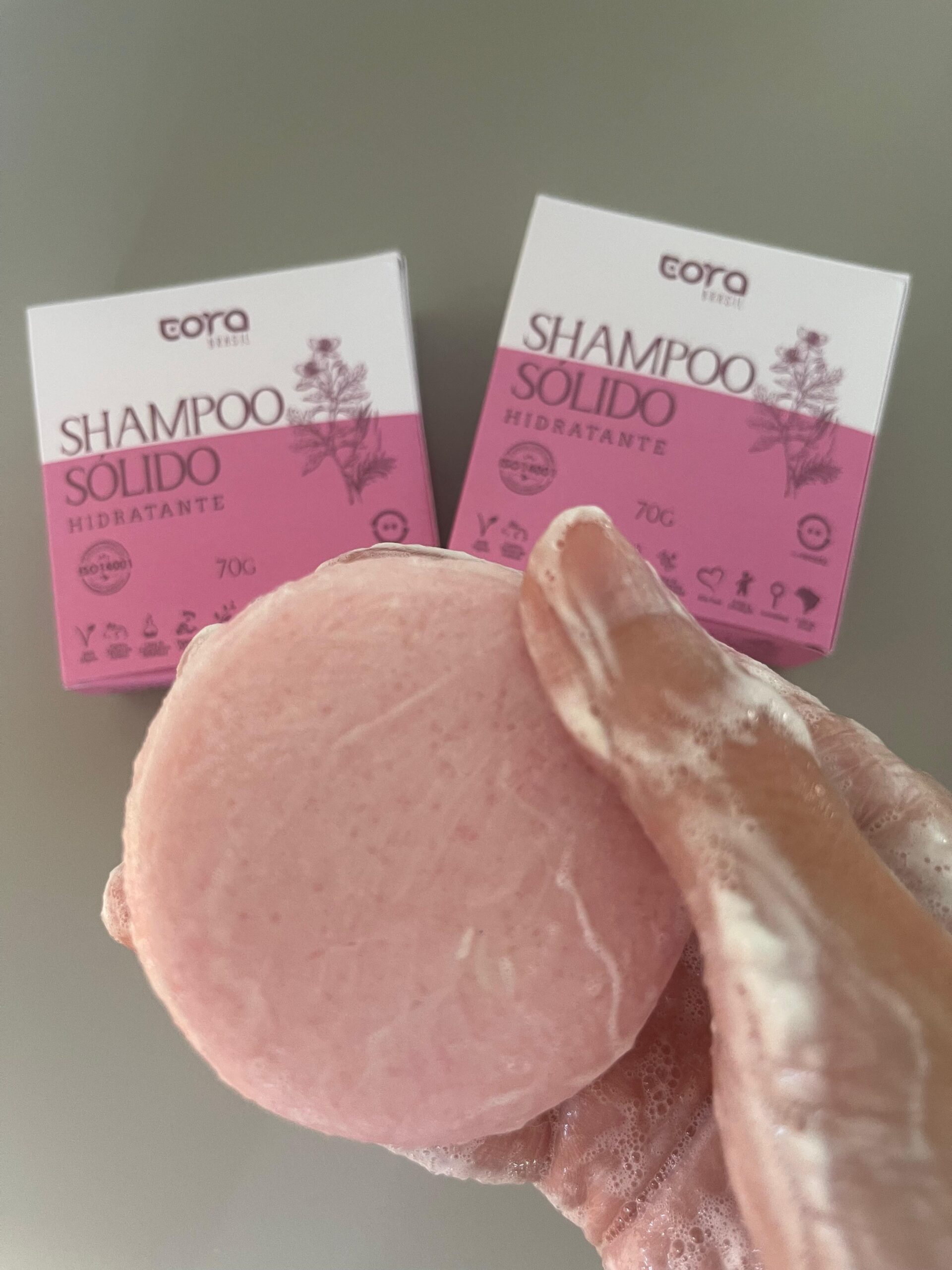 Shampoo sólido hidratante 70g - EORA