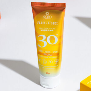 Protetor solar facial 100% físico e mineral 50g - BioBio